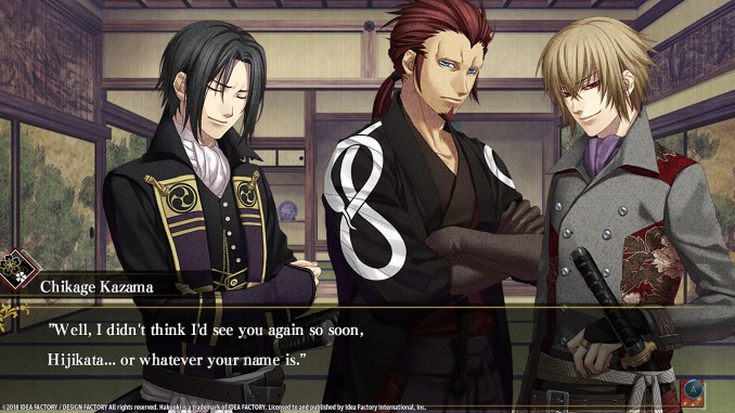 Hakuoki: Edo Blossoms screenshot 2